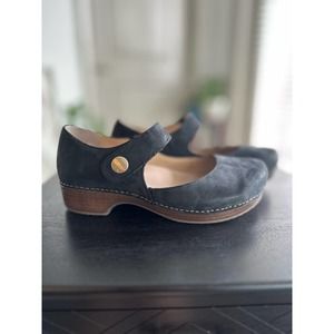 Dansko Burnished Nubuck Beatrice Mary Jane Clog Sz 42 (11.5)